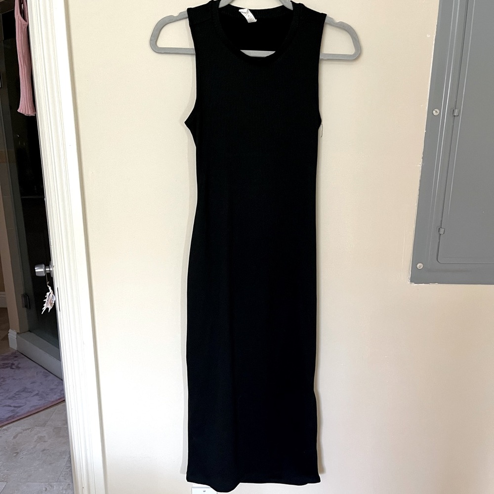 Black Backless Pencil Dress